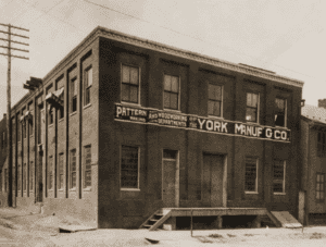 Usine de la compagnie York, image d'autrefois