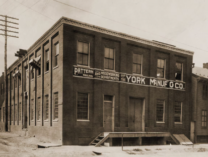 Usine de la compagnie York, image d'autrefois