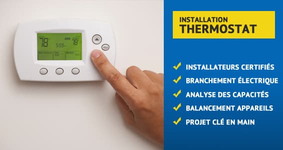 installation thermostat