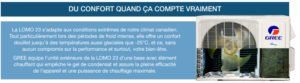 Description des thermopompes Gree