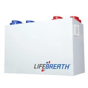Échangeur d'air Lifebreath de nouvelle génération avec bouches sur le dessus