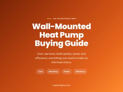 Wall-mounted heat pump buying guide — Les Entreprises MPH