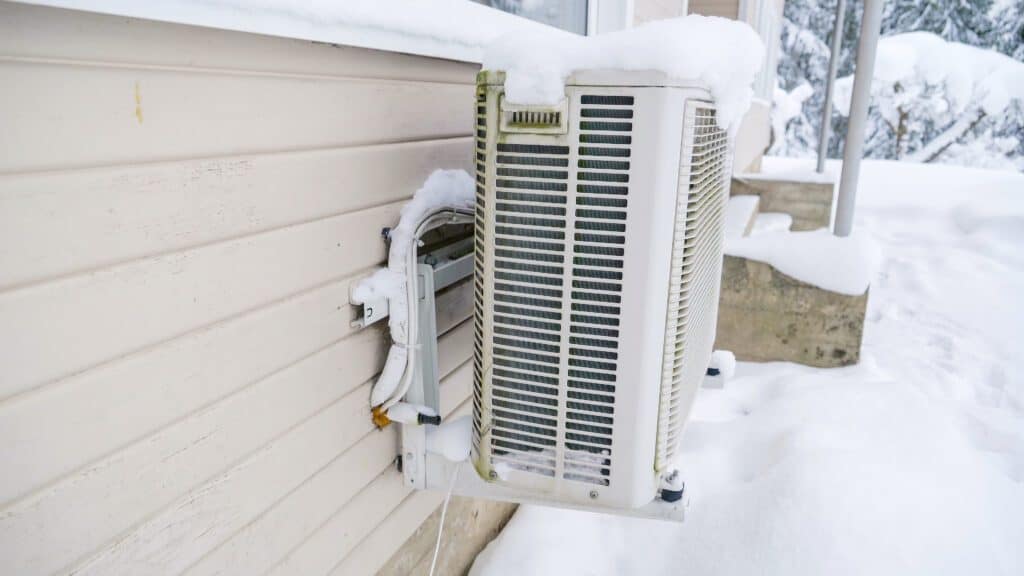 Vous devez dégager l'unité extérieure de votre thermopompe si trop de glace ou de neige s'est accumulée