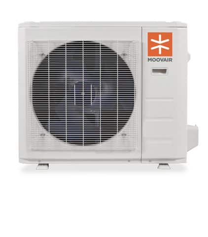 Thermopompe Moovair à combiner avec un accumulateur de chaleur