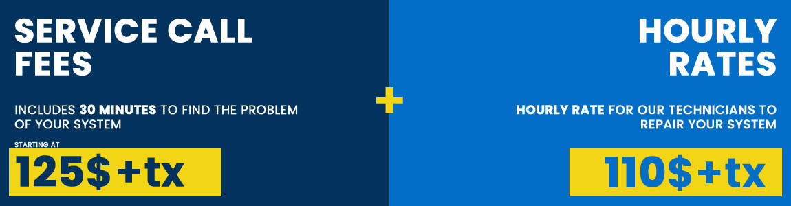 heat pump service call fees