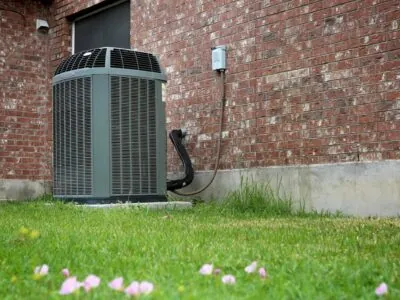 Outdoor unit of a central heat pump